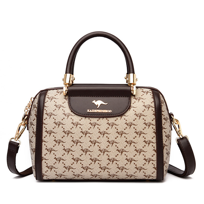 Bags women's bags new 2024 shoulder bags fashion printed handbags women Boston bags women's European and American one piece dropshipping Classy’s