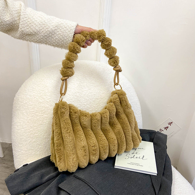 Plush Furry Winter Tote 2023 Classy’s