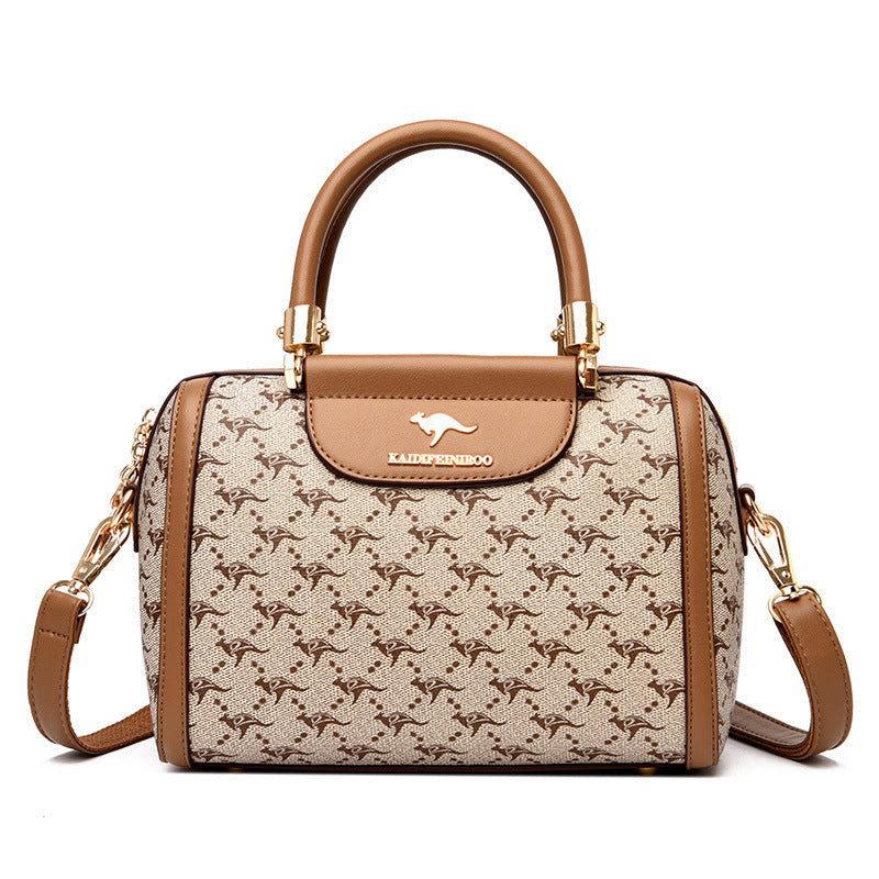 Bags women's bags new 2024 shoulder bags fashion printed handbags women Boston bags women's European and American one piece dropshipping Classy’s