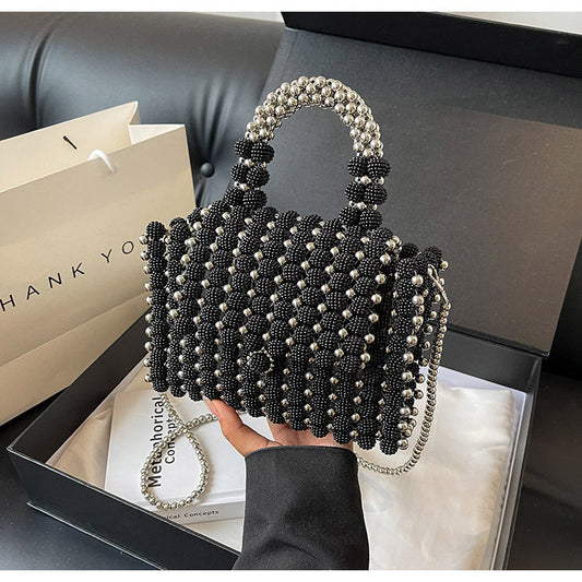 Fashion Beaded Hand-Woven Shoulder Bag Classy’s