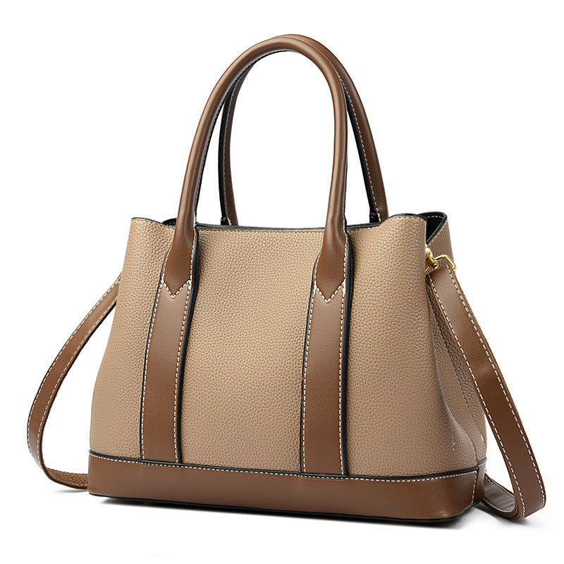 European and American retro handbags for women, new retro large-capacity commuter messenger bag, high-end commuter shoulder bag for women Classy’s