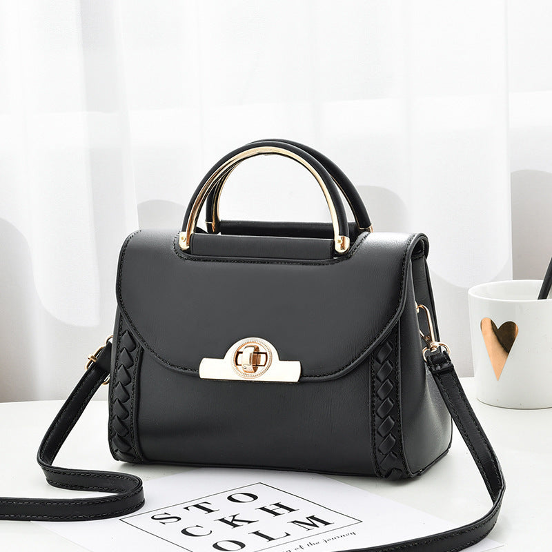 Woven Lock Small Square Bag Classy’s