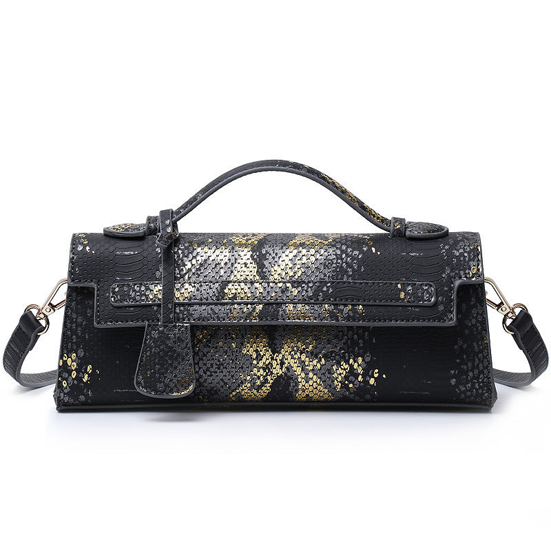 Cross-border hot-selling 2025 new handbags for women Middle East popular snake pattern shoulder bag versatile ladies messenger bag Classy’s