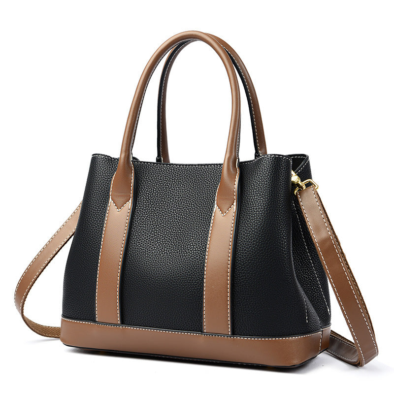 European and American retro handbags for women, new retro large-capacity commuter messenger bag, high-end commuter shoulder bag for women Classy’s