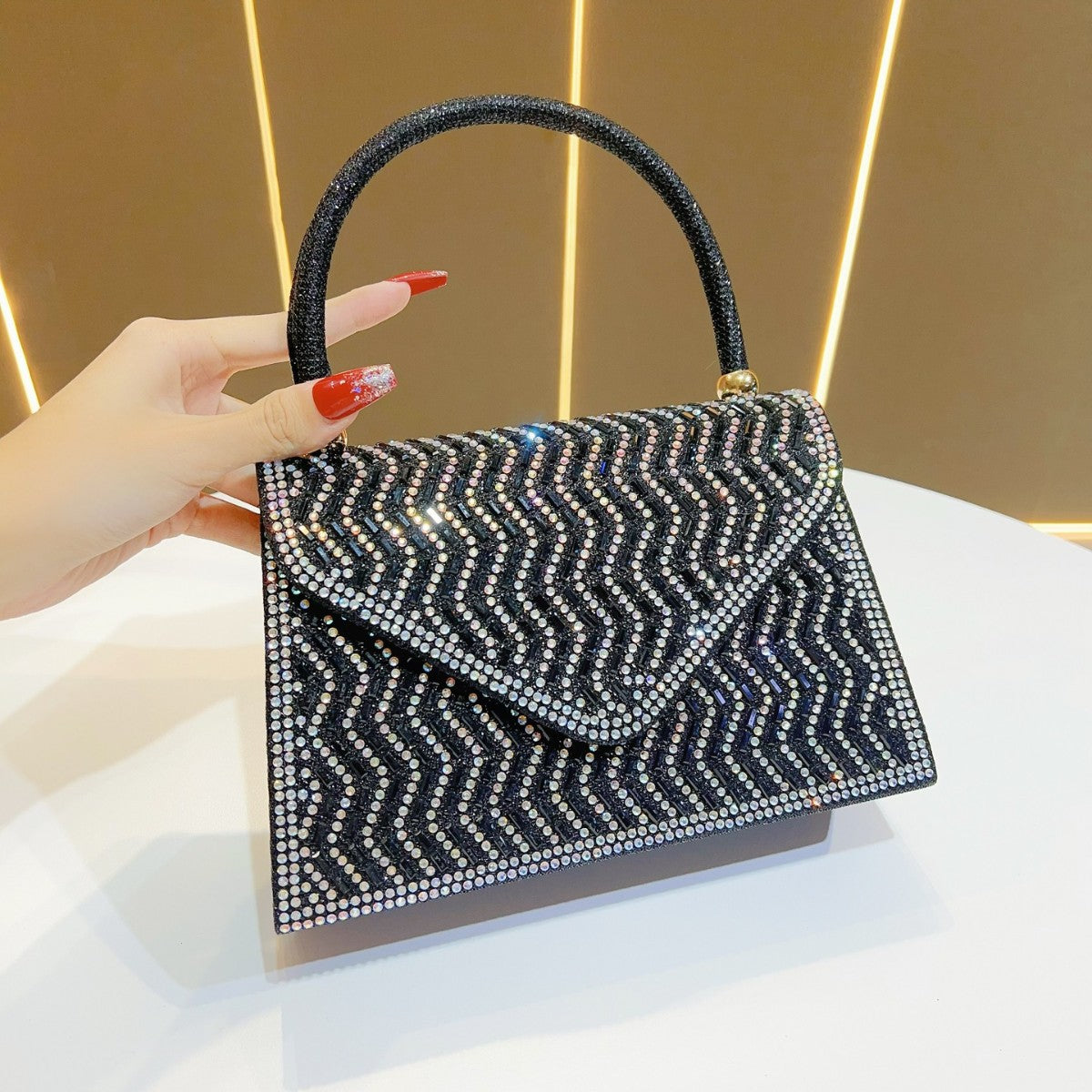 Rhinestone Evening Princess Bag Classy’s