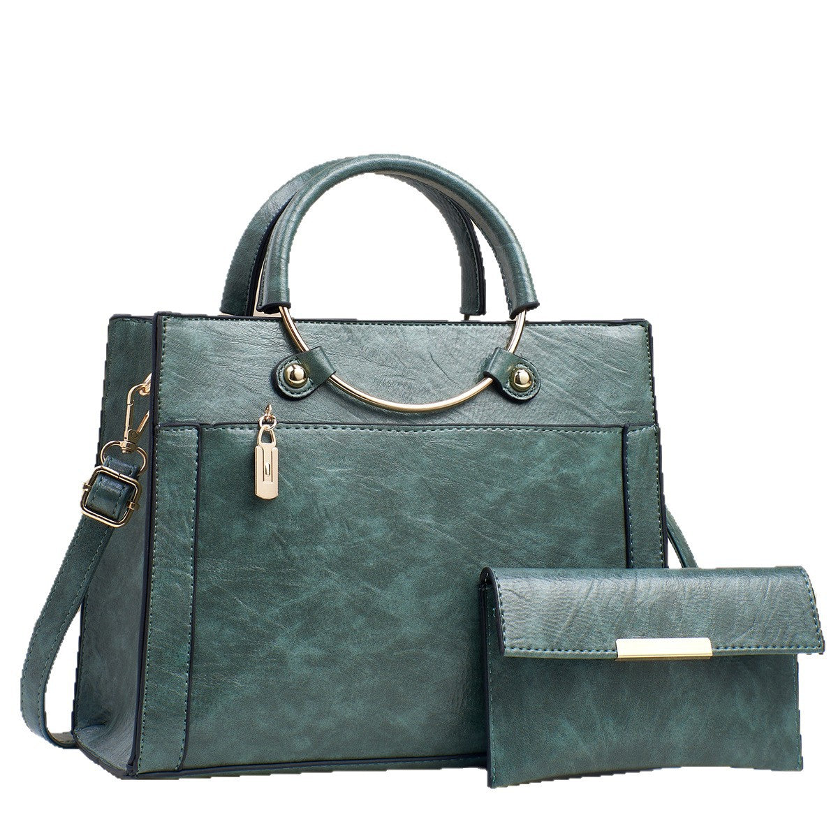 Ladies handbags new large capacity shoulder bag temperament soft leather mom bag fashionable commuter women's bag can be cross-body Classy’s