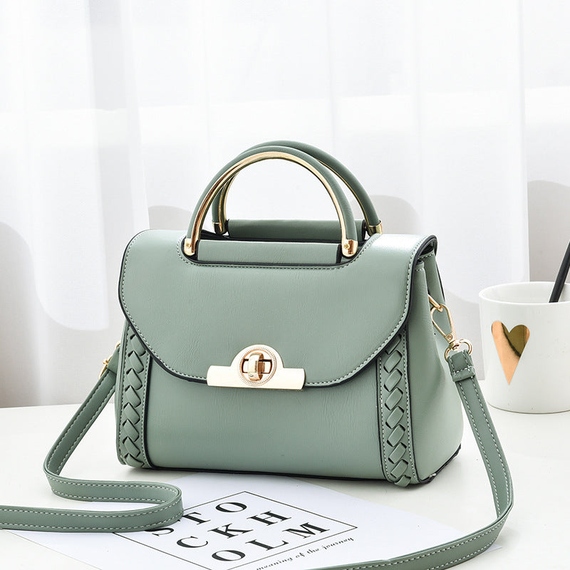 Woven Lock Small Square Bag Classy’s