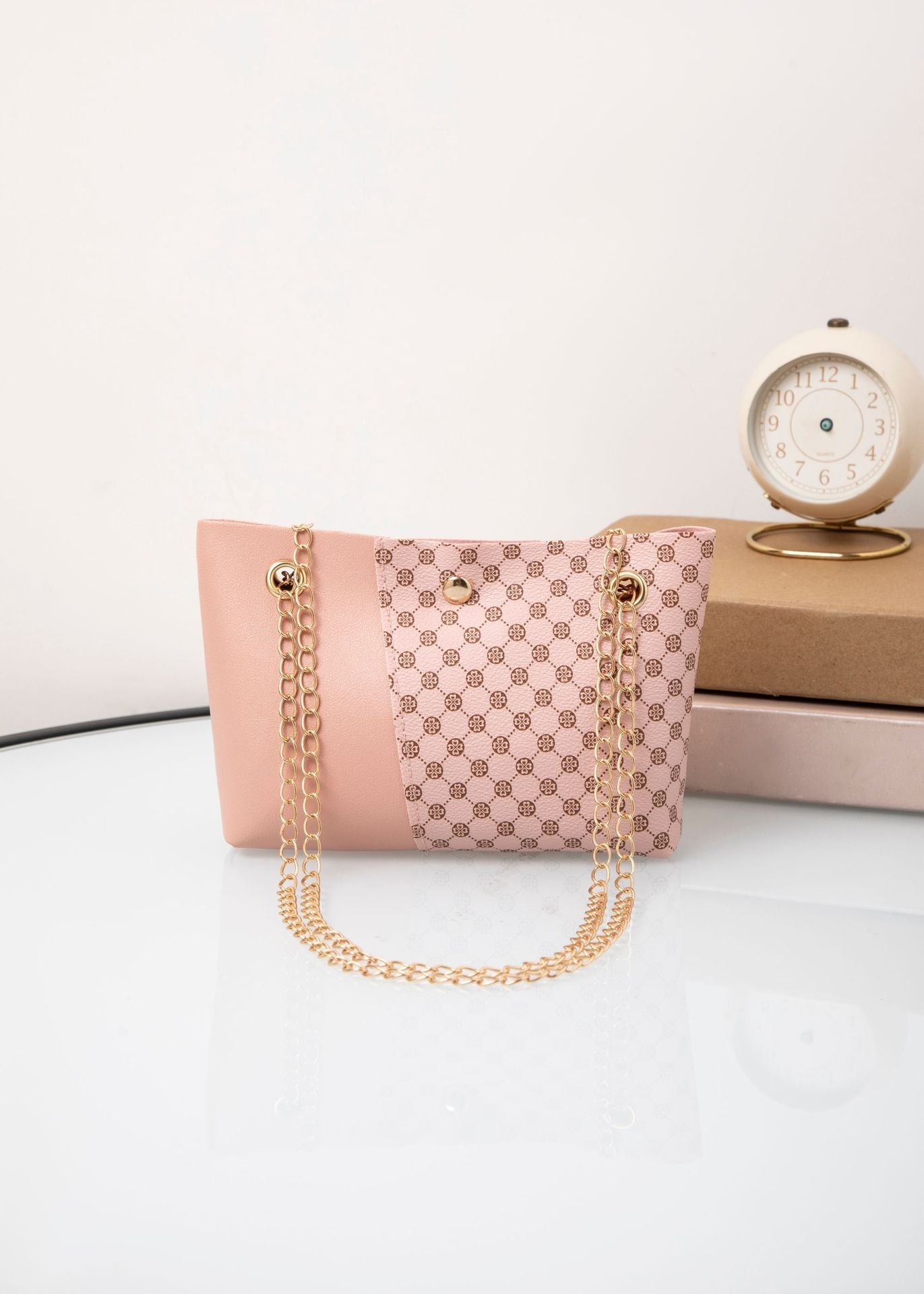 Women's bags 2024 autumn and winter new European and American fashion print bags simple shopping bags shoulder messenger bags handbags Classy’s