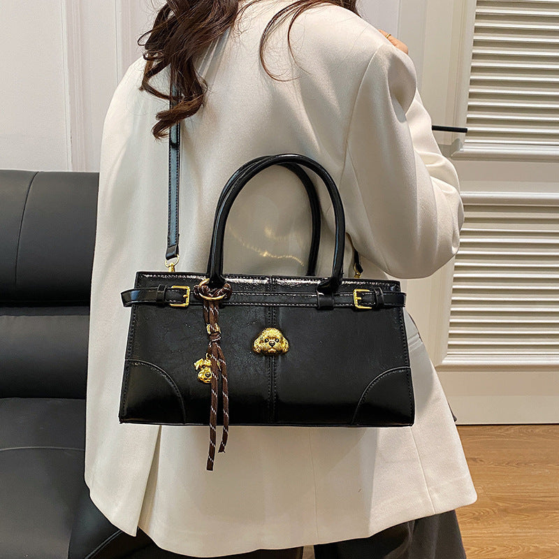 High-quality textured handbags for women 2025 new retro fashion casual shoulder bag Korean style trendy all-match messenger bag Classy’s