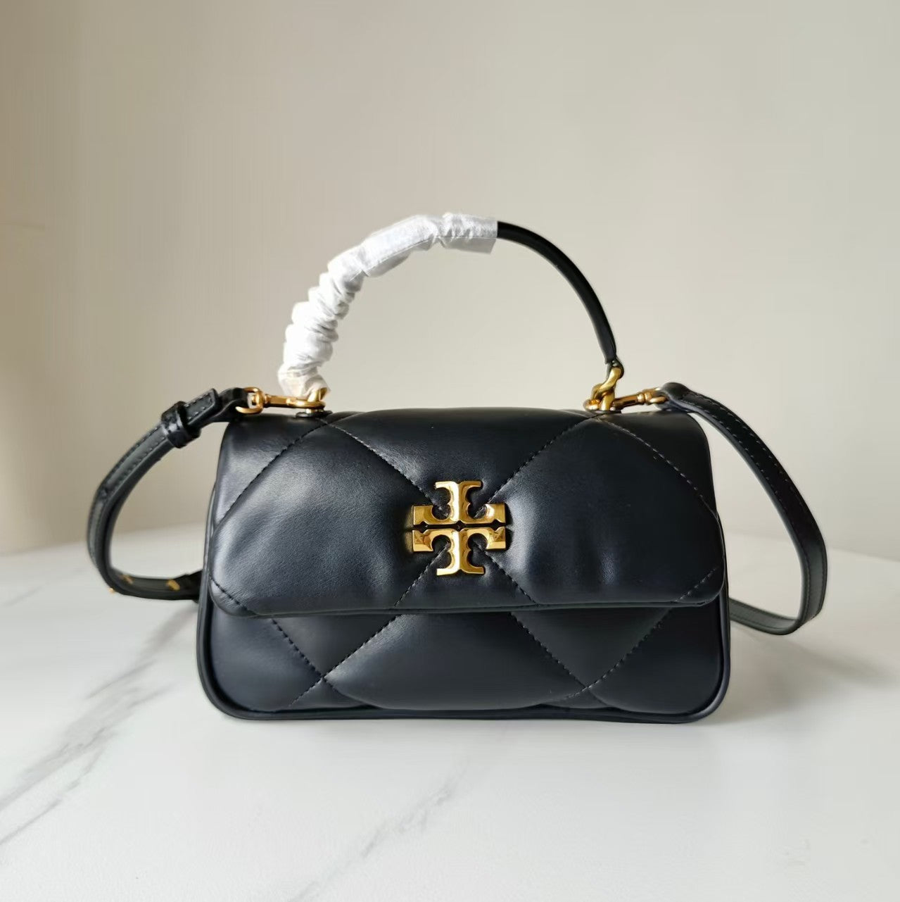 TBKiraDiamond cowhide diamond-shaped chain single-shoulder crossbody organ TB women's bag in contrasting colors Hypersku