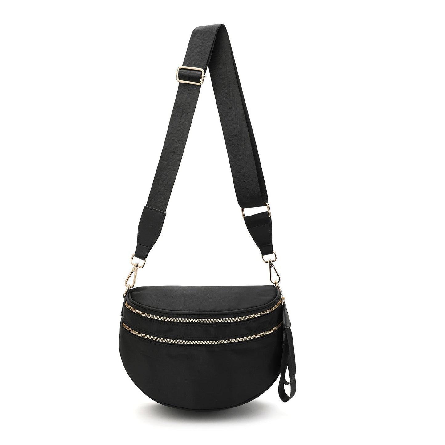 lulu's same style nylon single-shoulder bag for women, large-capacity checkered waist bag and crossbody bag Hypersku