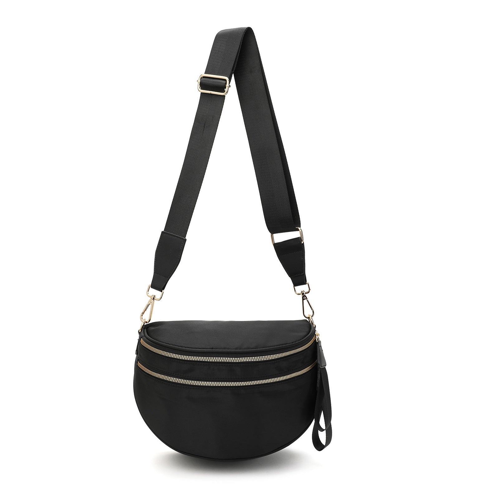 lulu's same style nylon single-shoulder bag for women, large-capacity checkered waist bag and crossbody bag Hypersku
