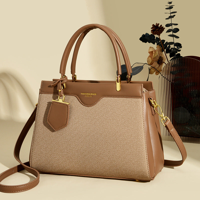 Versatile Autumn Woven Handbag Classy?s