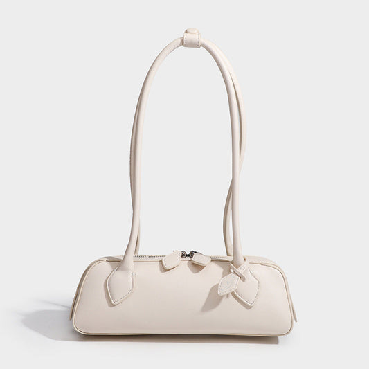 Sausage bag, underarm baguette bag, genuine leather ladies' handbag, casual and versatile single-shoulder bag for commuting Hypersku