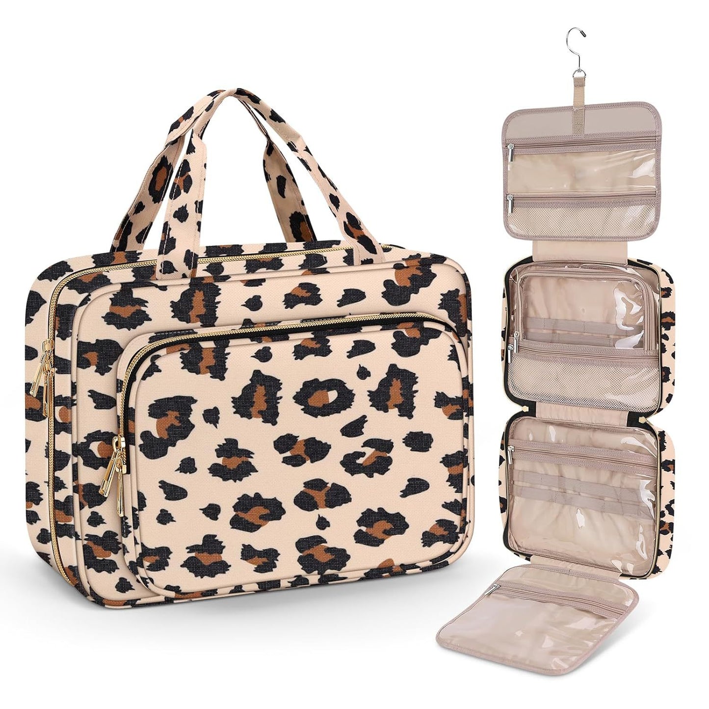 Travel business storage bag, a large-capacity hand-held toiletry bag for business trips, can be hung for dry and wet separation for toiletry and storage Hypersku