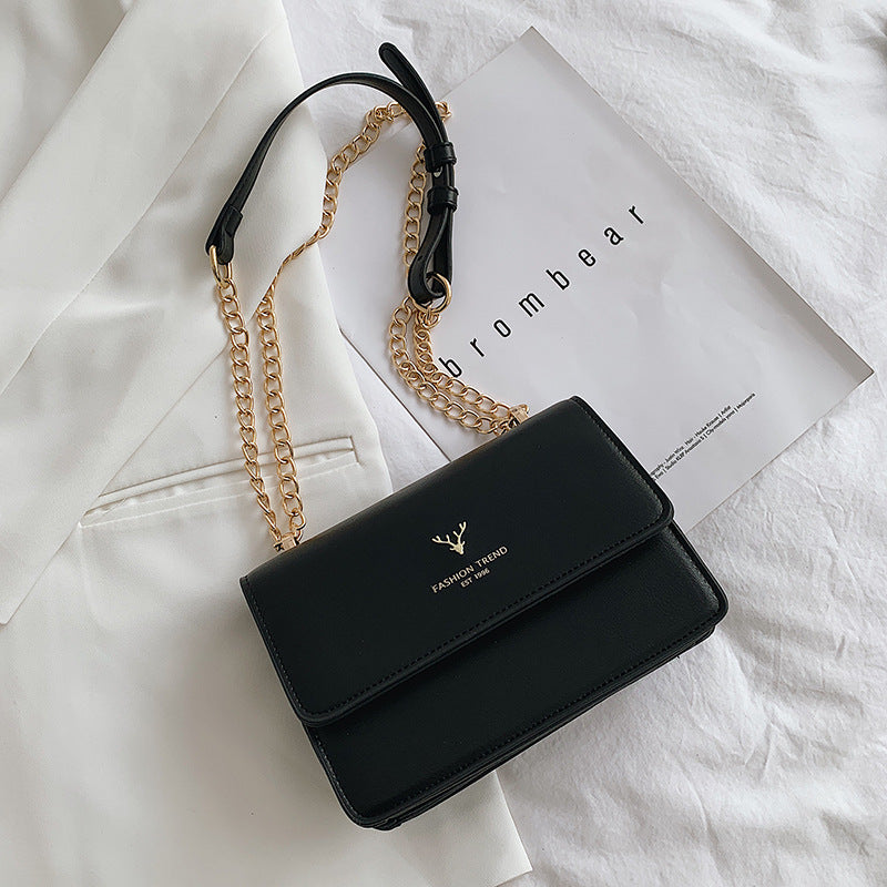 version single-shoulder bag design crossbody bag chain women's bag Chic all square bag for commuting Hypersku