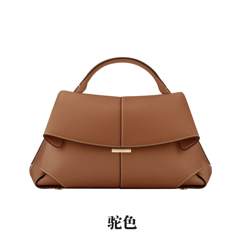 POLENE French ile bag, Polene genuine leather women's bag, high-end pleated handbag, crossbody bag, perfect for women Hypersku