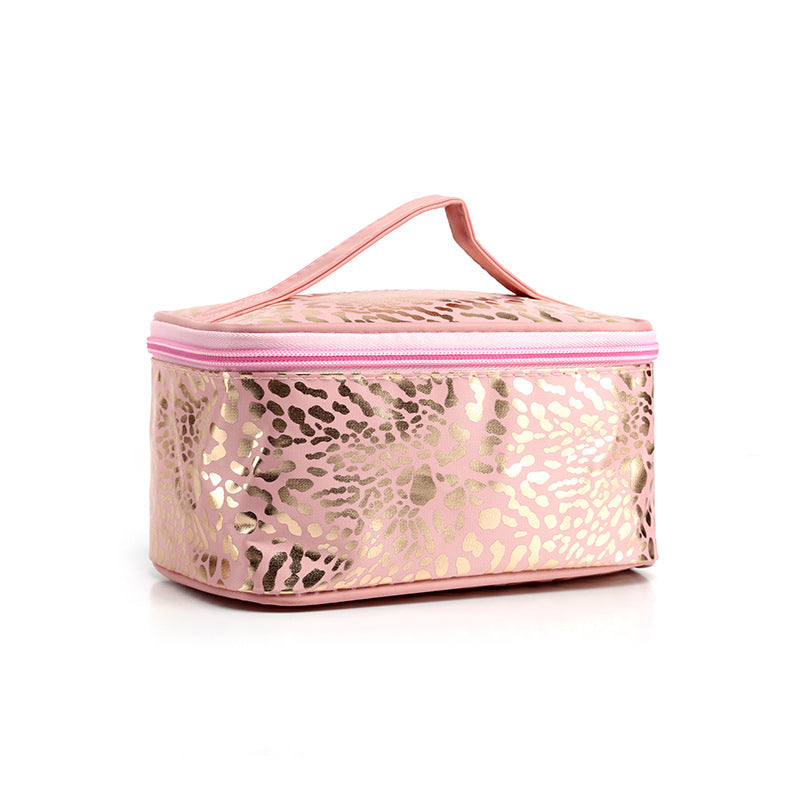 Large Capacity Handbag Leopard Print Cosmetic Bag Cjdropshipping