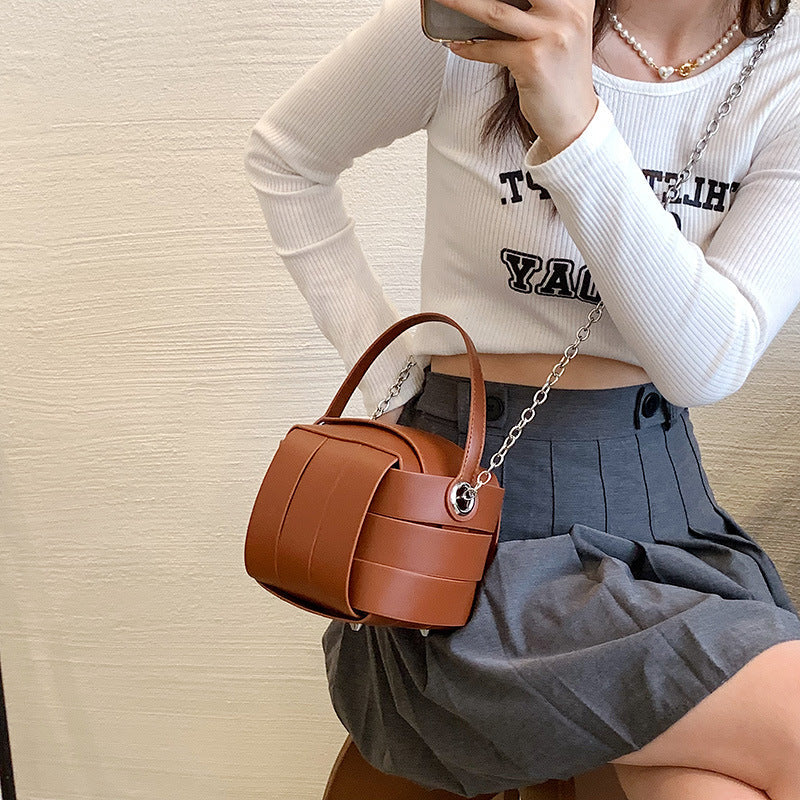 Leather Handbags For Women Vintage Spliced Fashionable Cjdropshipping