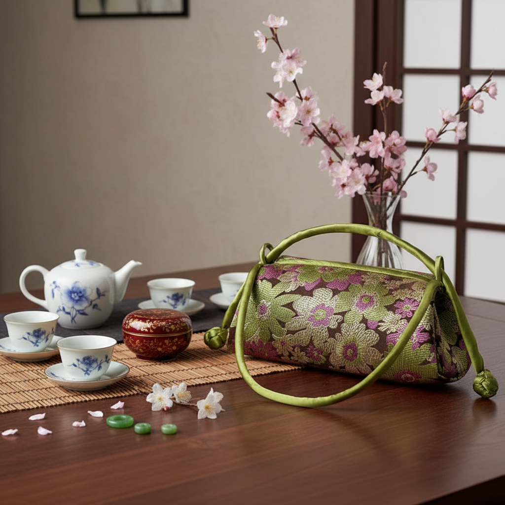 Chinese Silk Embroidery Clutch Lifestyle