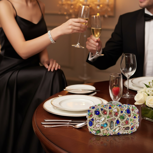 Crystal Gala Dinner Evening Clutch Lifestyle
