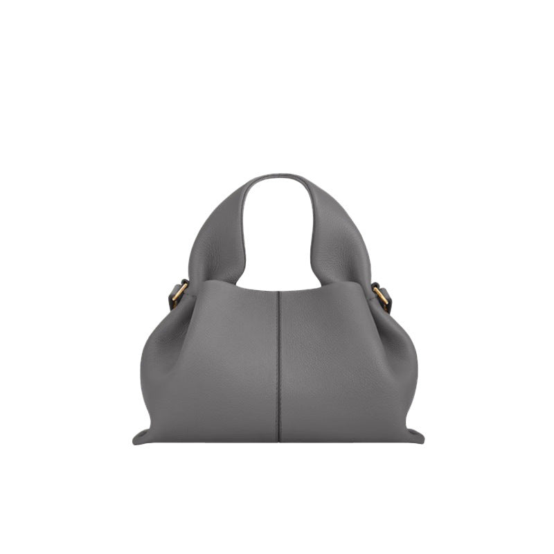 polene cloud bag, genuine leather French dumpling bag, high-end hand-held crossbody bag for women Hypersku