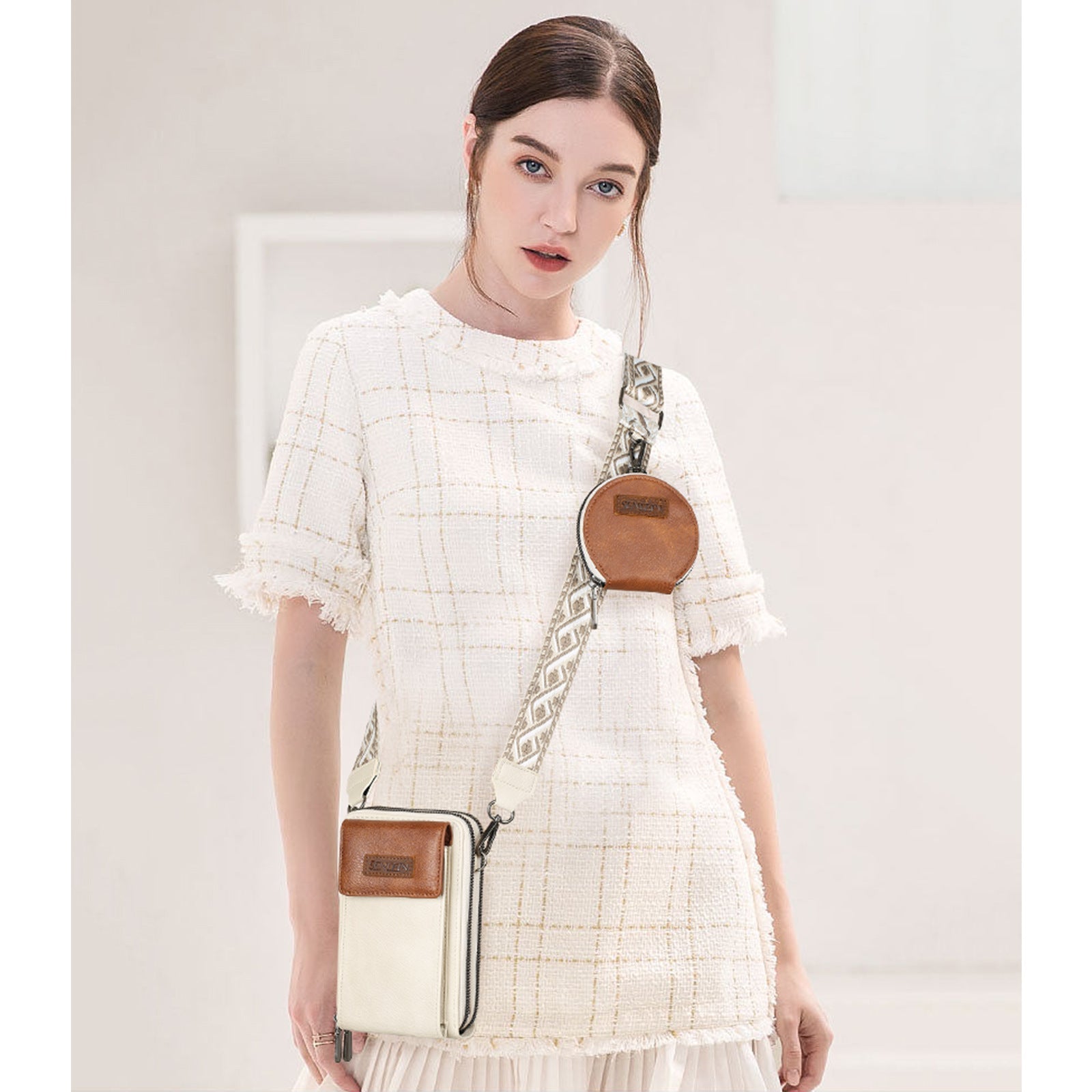 Large-capacity mobile phone bag, stylish crossbody all bag, multi-functional mini single-shoulder women's bag Hypersku