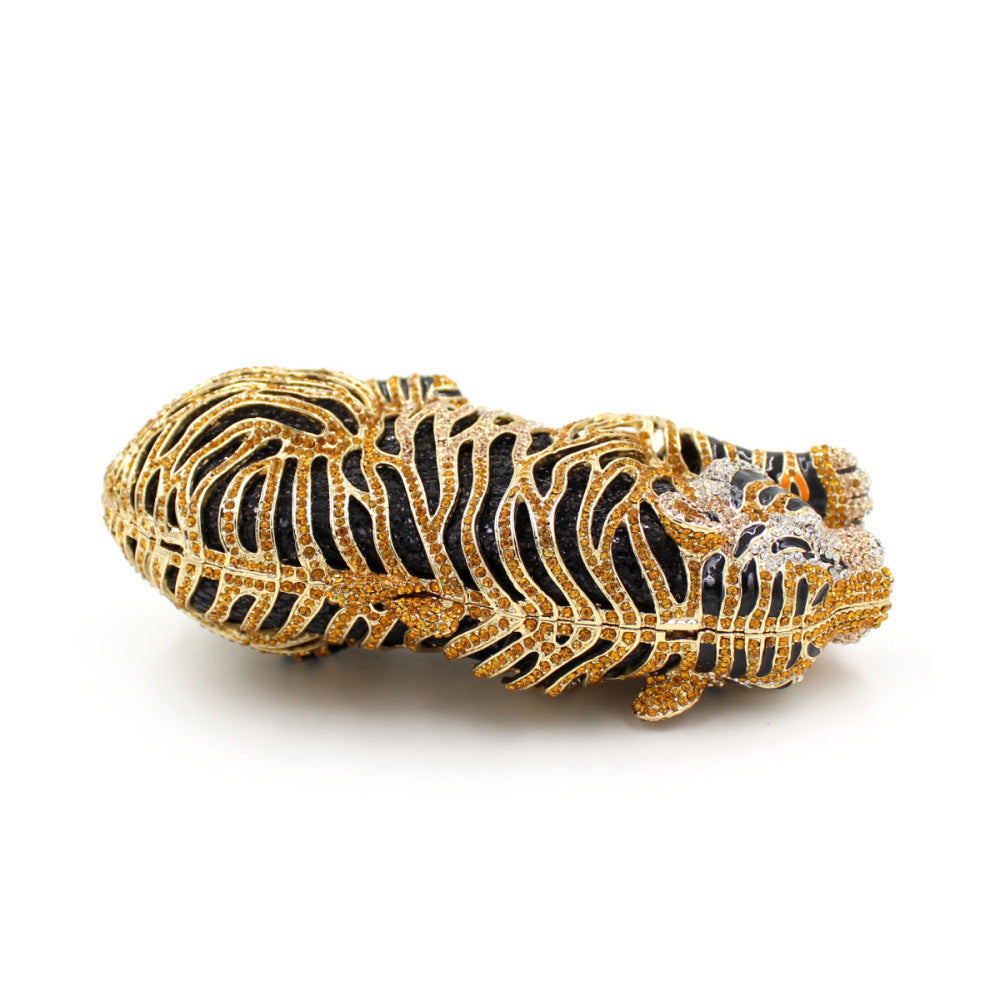 Tiger Rhinestone Metal Crystal Evening Bag Cjdropshipping