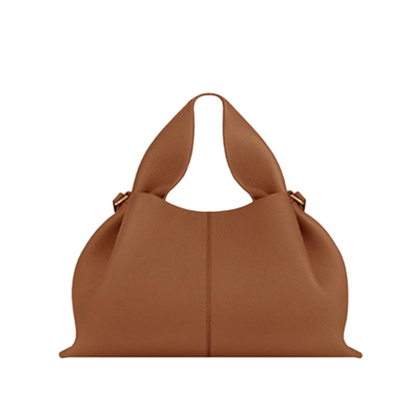 polene cloud bag, genuine leather French dumpling bag, high-end hand-held crossbody bag for women Hypersku