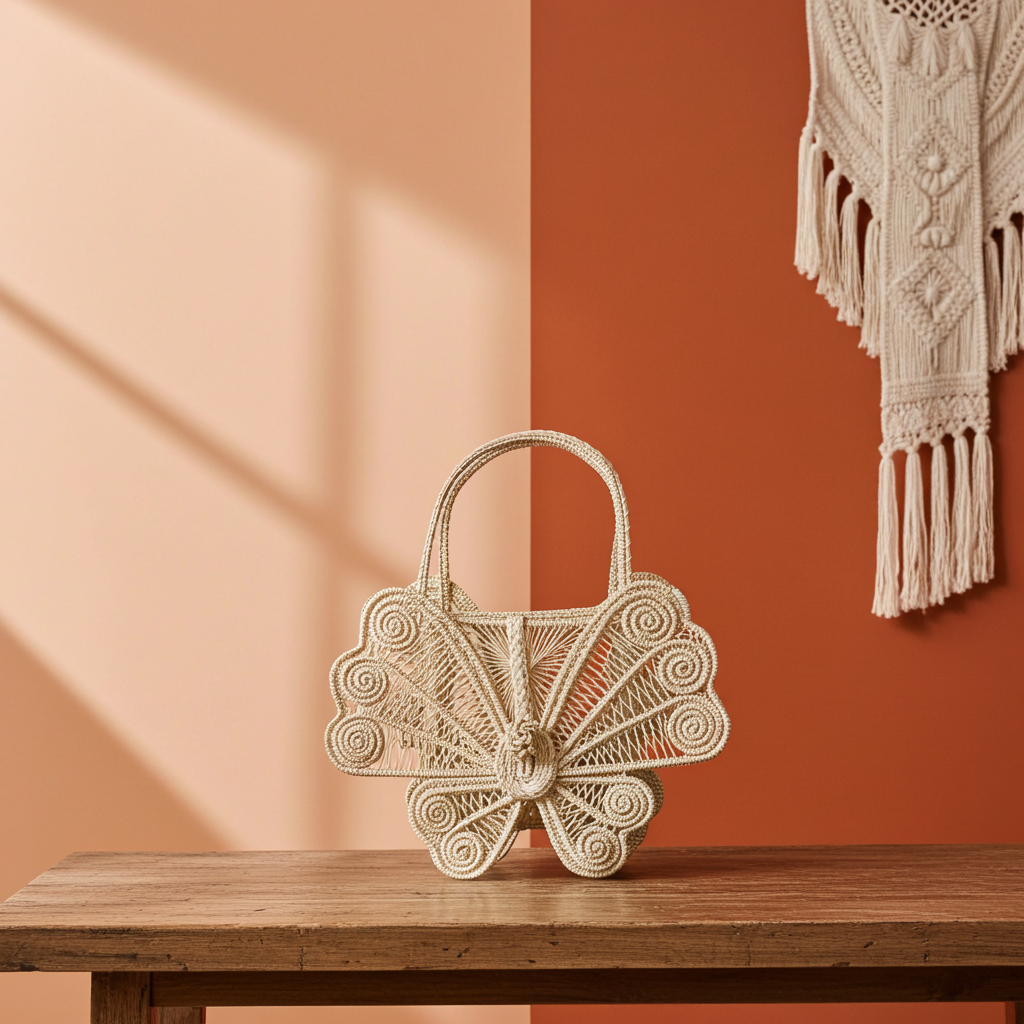 Butterfly Handmade Artisan Handbag Valorie Di Mare