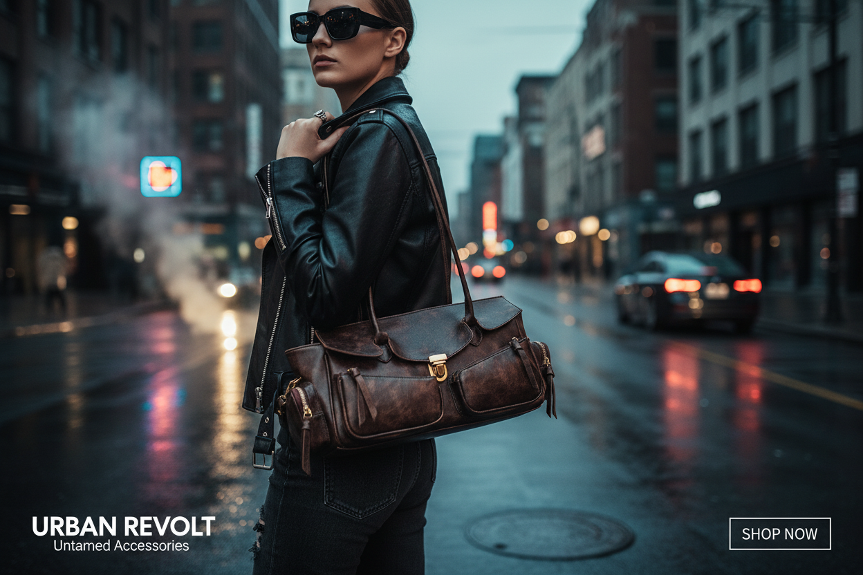 2024 new autumn retro high-end handbags hot girl motorcycle bags single shoulder underarm bags fashionable all-match women's bags Classy’s