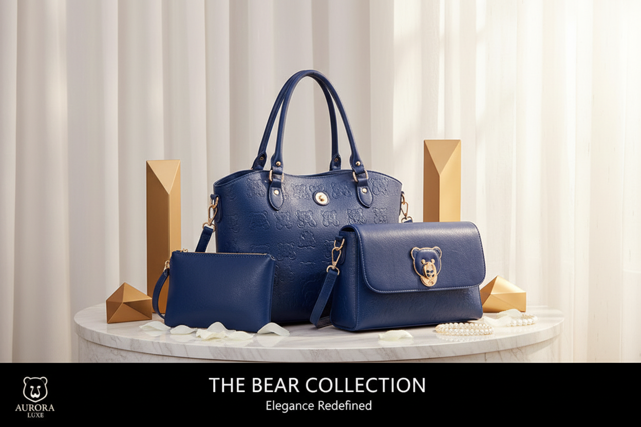 2020 autumn and winter new handbags, bear all-match four-piece suit, messenger handbags, fashion ladies bags wholesale Classy’s