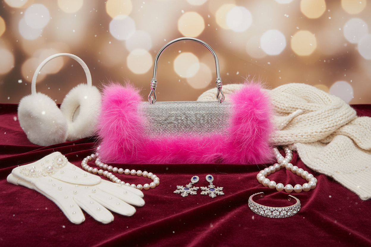 Mink Fur Clutch Winter Luxury
