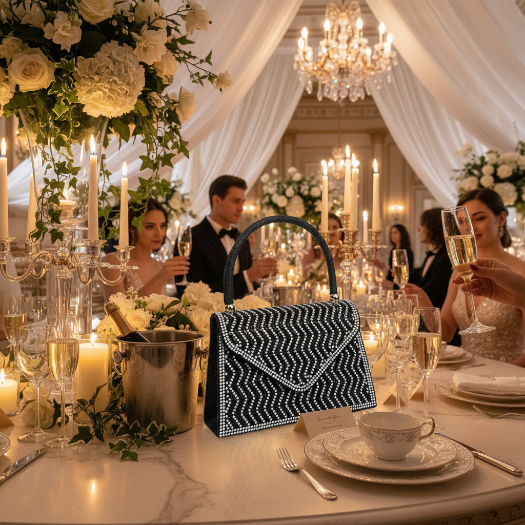 Rhinestone Evening Princess Bag Lifestyle