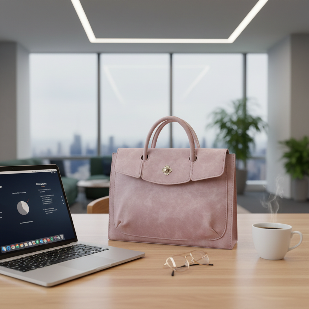 Top Handle Laptop Handbag Lifestyle